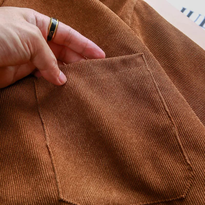 Bộ quần áo cộc tay chất liệu nhung tăm JULIDO Nam Menswear Sơ Mi Bi 6
