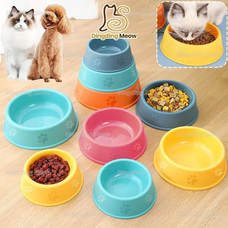 Mangkok Kucing Anjing Bulat Anti Semut Anti Slip Tempat Makan Hewan