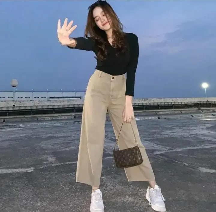 CELANA KULOT JEANS MOZZA / CELANA WANITA JEANS KEKINIAN