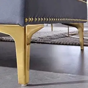 10/15cm Kaki Sofa Besi Model T Siku 10 cm Bukan Kaki Sofa Stainless Plastik 90 Derajat Gaya minimalis 2