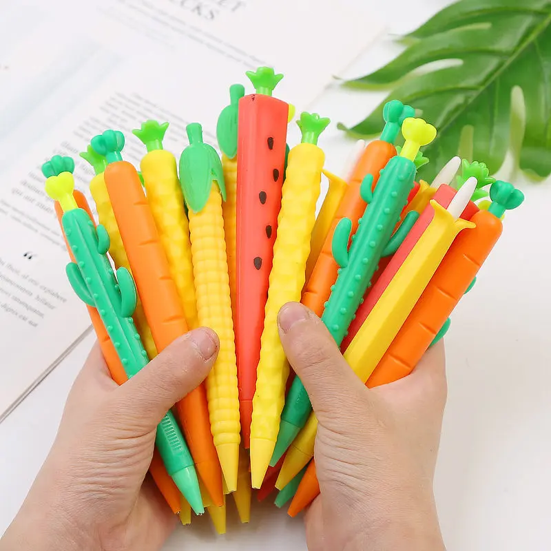 YBL-COD Pensil Mekanik Bentuk Sayuran Mechanical Pencil Vegetables Aesthetic Alat Tulis Anak Sekolah Plastik (BELI LOKAL) Stationery 3