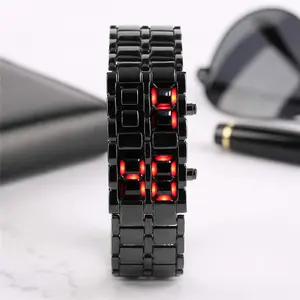Tiktak Jam Tangan LED Digital Lava Chain Unisex - TK-4