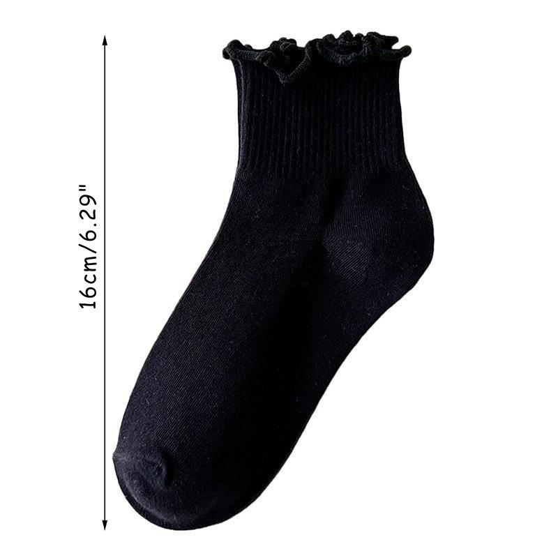 Product Introduction of Vớ Mắt Cá Chân Chất Liệu Bông, Dành Cho Phụ Nữ Và Trẻ Em Gái, Phong Cách Kawaii Dễ Thương Và Hàn Quốc, Thích Hợp Cho Mùa Hè Và Mùa Xuân, Màu Đen Và Trắng, Ống Giữa, Vớ Nhật Bản, Phong Cách INS 0