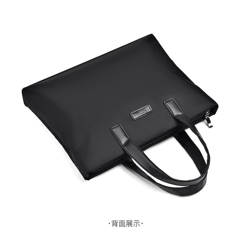 Product Introduction of Men's Simplicity Fashion Oxford Cloth Handbag A4 File Data Packet Daily Office Travel Portable Meeting Men's Bag 21