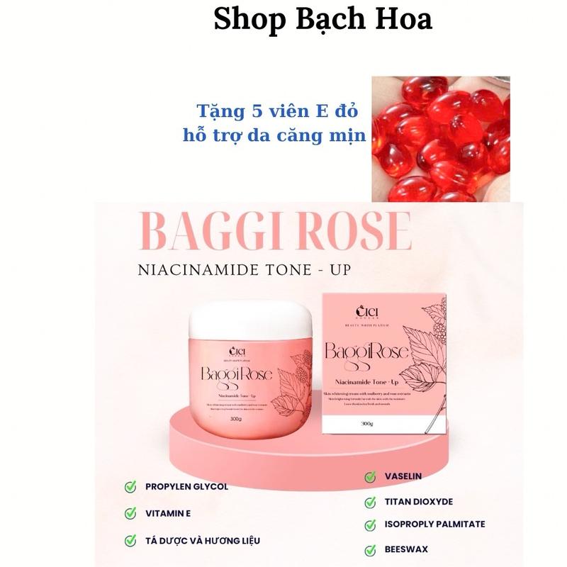KEM BODY BaggiRose Dưỡng Body (kèm 5 viên E ĐỎ )Dưỡng Da Body chăm sóc da 0