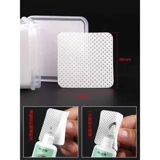 Giấy lau keo nối mi, vệ sinh nắp keo chuyên dụng( hộp 200 miếng)