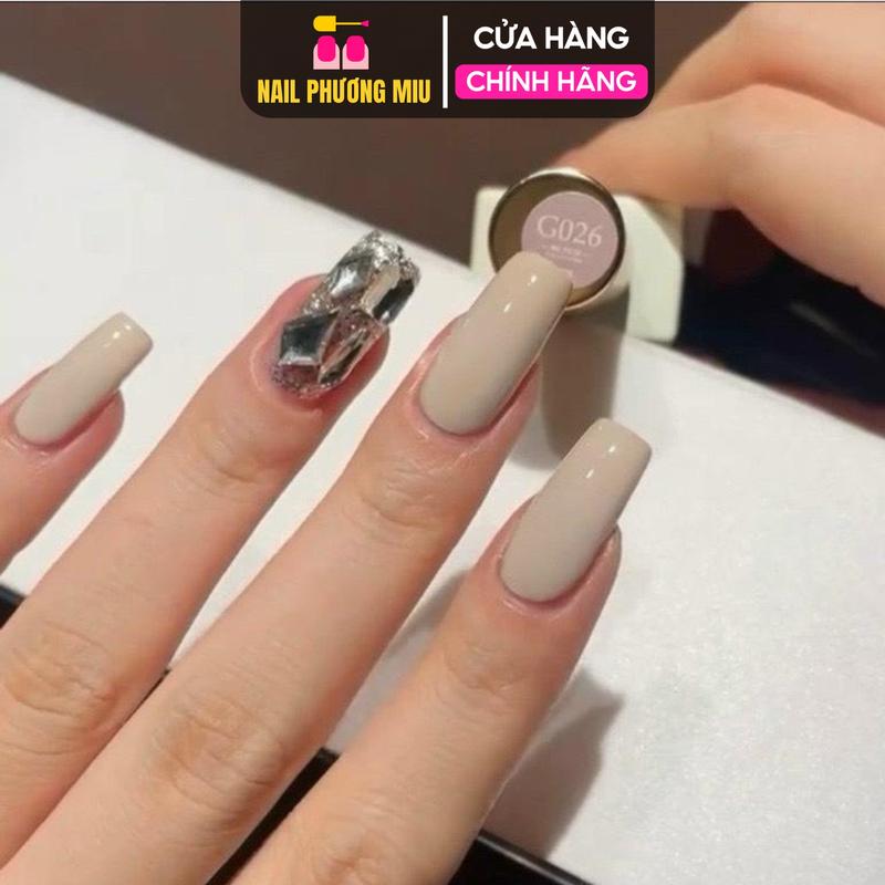 Sơn Gel Màu Nâu Ghi Ghi Sữa 15ml XEIJAYI Chất Gel Đậm Đặc Sánh Mịn Bền Màu Mùi Thơm Nhẹ Dành Cho Thợ Làm Nail Nữ Women