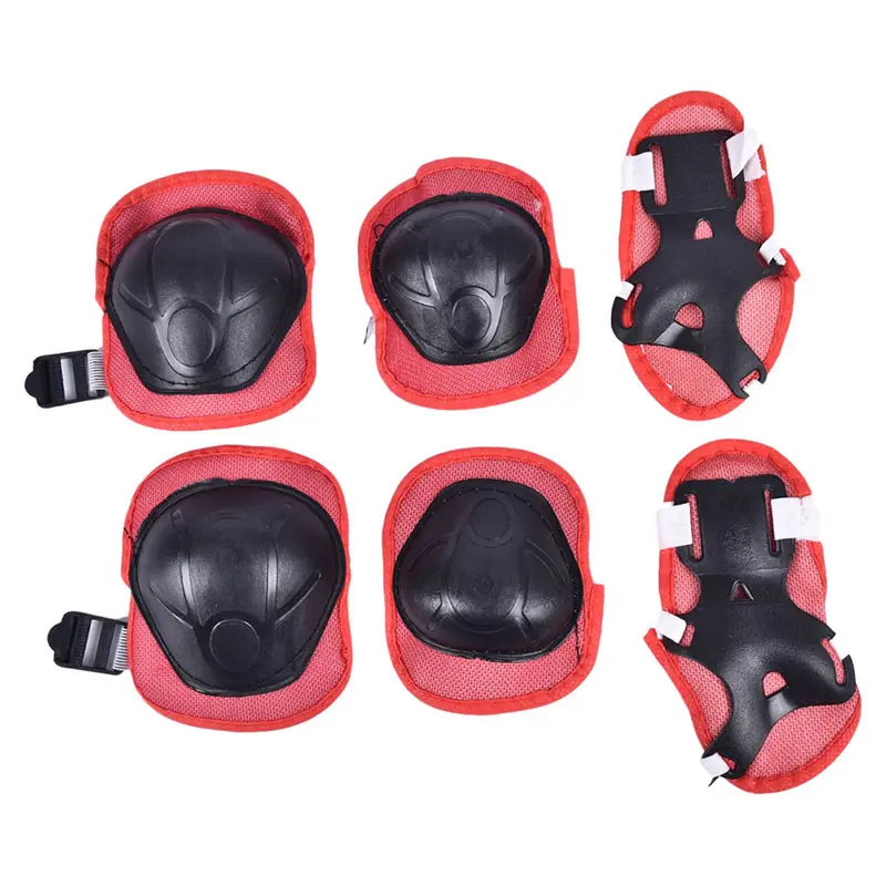Đồ Bảo Hộ Đi Xe Đạp Cho Trẻ Em, 7 Cái / bộ, Mũ Bảo Hiểm Xe Đạp, Bảo Vệ Đầu Gối, Cổ Tay Và Khuỷu Tay, Con Lăn 3
