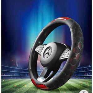 Bọc Vô Lăng Ô Tô Da Carbon 3D Nổi Vân Tổ Ong Cao Cấp Tròn 38cm - L26 Mộc Lan Car Cacbon