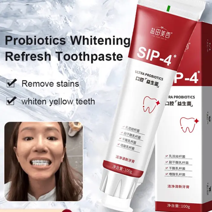 SP-4 Kem Đánh Răng Lợi Khuẩn, Kem Đánh Răng Làm Sáng, Kem Đánh Răng Lợi Khuẩn, Thở Tươi Mát, Chăm Sóc Răng Miệng, Thích Hợp Làm Quà Tặng