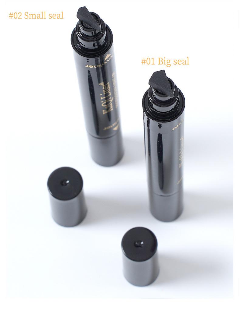 Product Introduction of Double Head Seal Eyeliner Waterproof non-smudging Delta Wing Tail Seal Eyeliner 19
