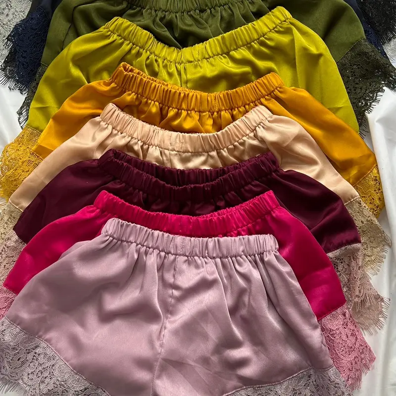 Celana pendek silk wanita murah 100rb 5pcs   - celana pendek silk 2