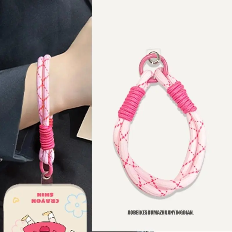 Minimalist Woven Wrist Strap for Phone Cases – Trendy Hand Strap, Keychain & Phone Case Pendant, Compatible with All Phones