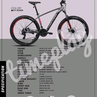 Gambar United Monanza 4.0 ukuran 27,5 MTB Frame Alloy 8 speed dari timeplay Kota Semarang 3 Tokopedia