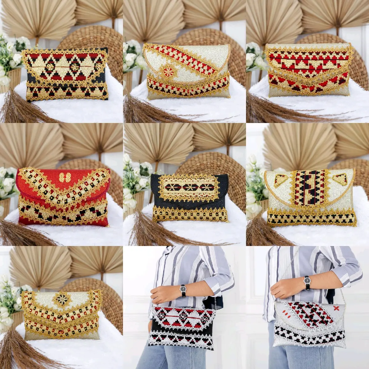 Clutch Teng Teng Clutch Glitter Pesta Clutch Tapis Khas Lampung Wanita