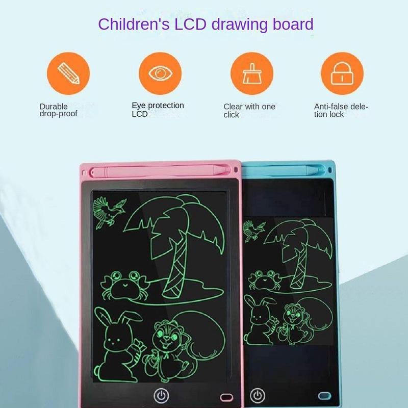 LCD Writing Toy Tablet, Creative Drawing Graffiti Board, LCD Drawing Board, One Click Lock Calligraphy Learning Doodle Board, Summer Gift, Summer Toy, Kids Tablet, Baby Toys, Gadgets, Valentine's Day Gift, Gift for Kids 3