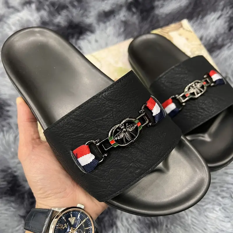 Dép Da Sport Kiểu Dáng Mới Hot Cực Độc Siêu Đẹp Và Chất Lượng Slipper Đế Bằng 1