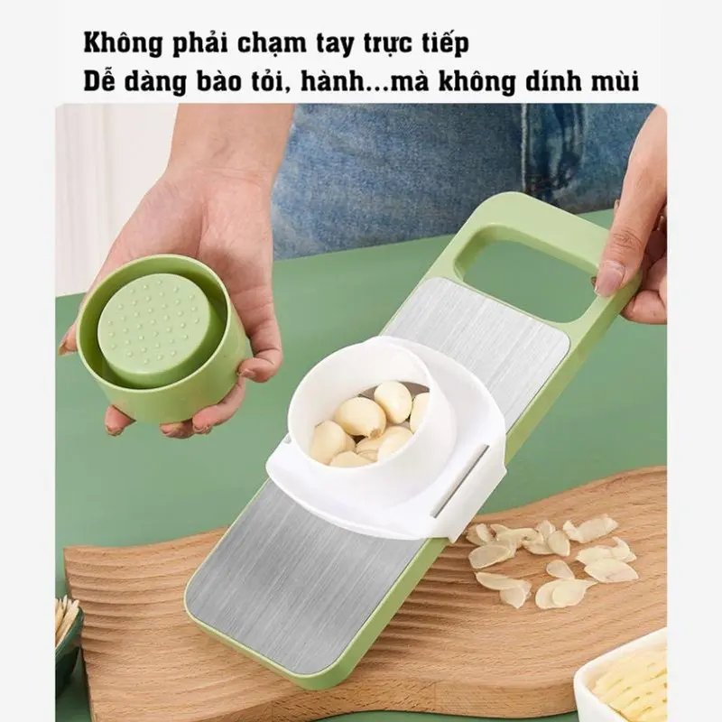 Bộ nạo rau củ quả 5 luoi DAO , INOX không gỉ, đồ bào rau củ đa năng cao cấp đa năng tiện dụng nhà bếp 5