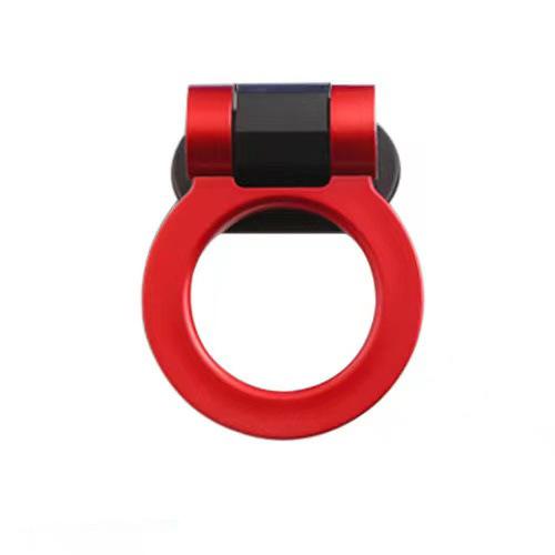 Product Introduction of Fashion Universal Decorative Trailer Hook ABS Adhesive Non-destructive Trailer Hook Adjustable Plastic Trailer Ring Car Modeling Trailer Hook Sticker Decoration Car Front and Rear Trailer Ring Vehicle Trailer Hook Car Rally Accessories 24