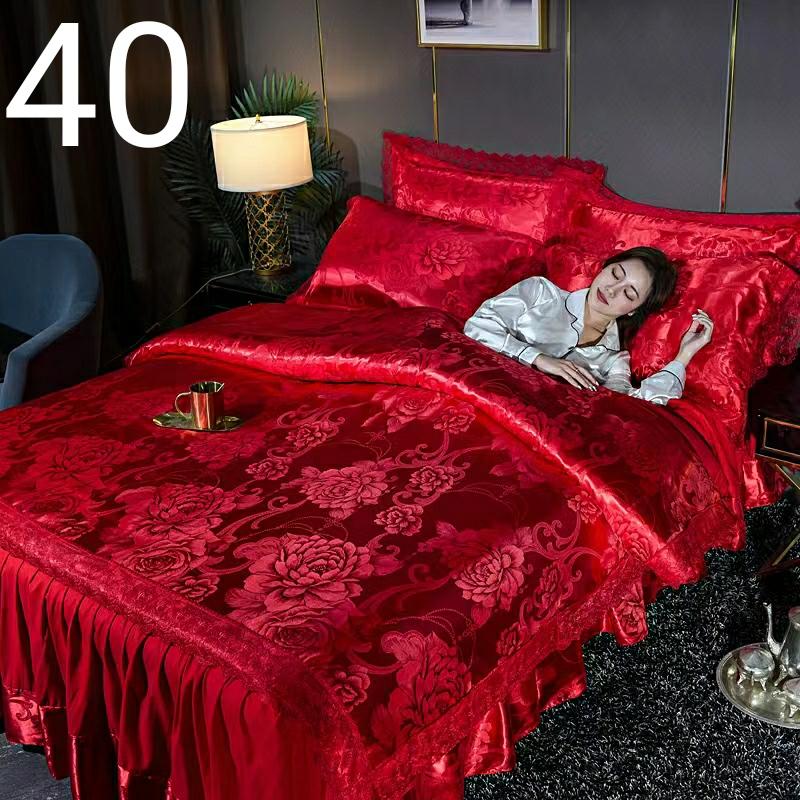 Chăn ga gấm lụa tơ tằm 4 món