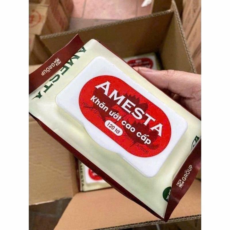 KHĂN ƯỚT ORGANIC AMESTA KHÔNG MÙI 120T 4