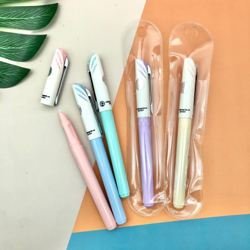 Bút luyện chữ đẹp cao cấp - Bút calligraphy ngòi kim tinh lá tre - Bút mài thầy Ánh 058