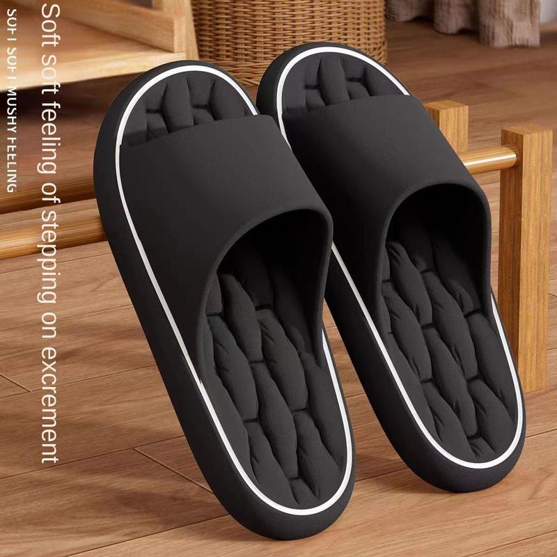 Product Introduction of 2025 New Deodorant Slippers Men's Indoor Home Bathroom Bath Non-Slip Couple Soft Slippers 1