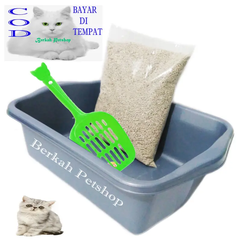 3 in 1 Box serokan pasir untuk pup kucing 1