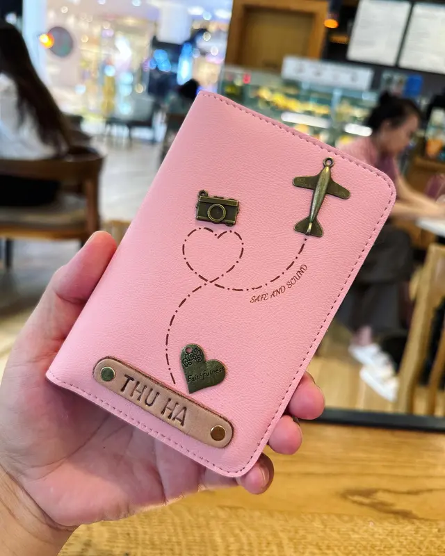 Ví Hộ Chiếu In Khắc Laser Tên , ví hộ chiếu, khắc tên, passportcover, ví đựng hộ chiếu 1