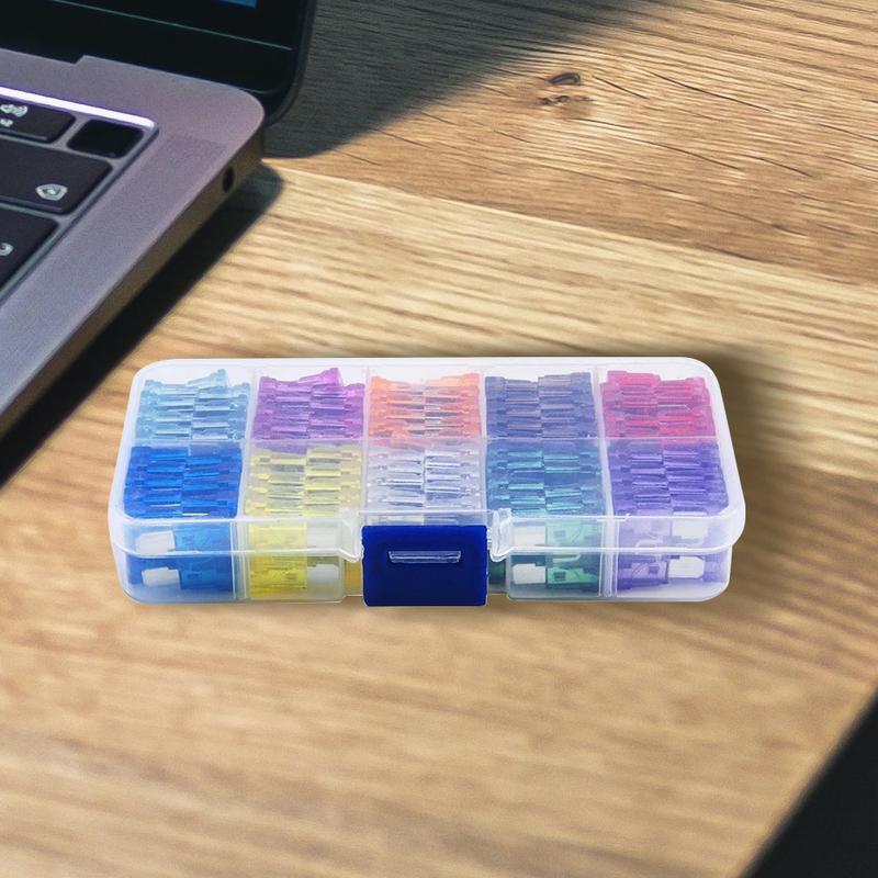 Product Introduction of COD FREE Shipping 100Pcs Blade Type Fuse Set 15A 20A 25A 30A 35A 10 Types Auto Fuse Kit with Box Blade Type Fuse Assorted Kit 16
