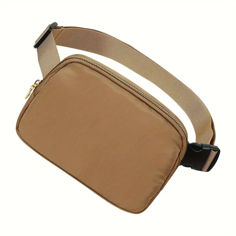 1 Liter Can Be Adjusting Belt Mini Nylon Waist Bag-Lightweight, Multi-Functional Waist Bag, Suitable for Running, Hiking and Traveling, Black Ribbon Golden Zipper Closure, hyper  responder  gear soccer  cleat fun  bikes fat 2