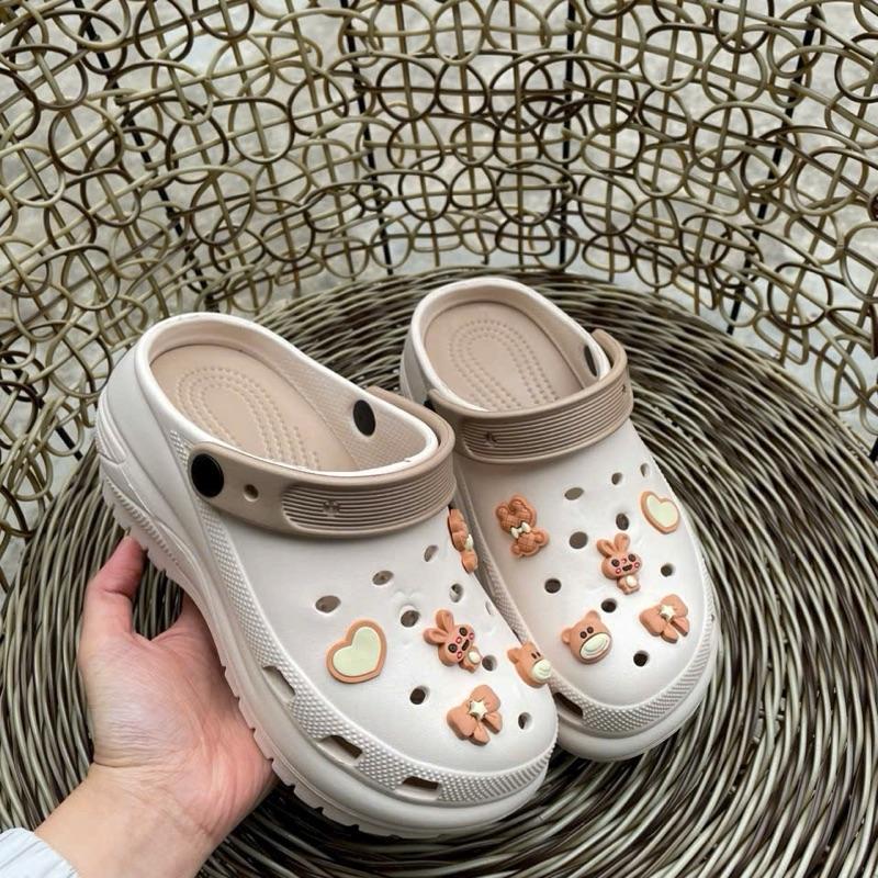 Dép sục nữ , dép quai hậu nữ đế cao 8 cm eva đi  êm chân DéP Nữ cv 212