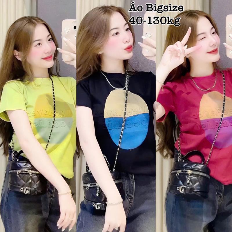 Áo Thun Nữ Bigsize Cổ Tròn in Chữ Dập Nổi Chất Gân Tăm Co Giãn Xinh Đẹp Hot Hit Che Bụng Cho Nàng Chuppy Dễ Thương Ôm Gọn Tôn Dáng Giá Rẻ Freesize 50-95kg Top Nữ Màu Xám Màu Đen Áo Croptop Áo Polo Áo Suit Áo Phông Nữ Women Màu Đỏ - 2425