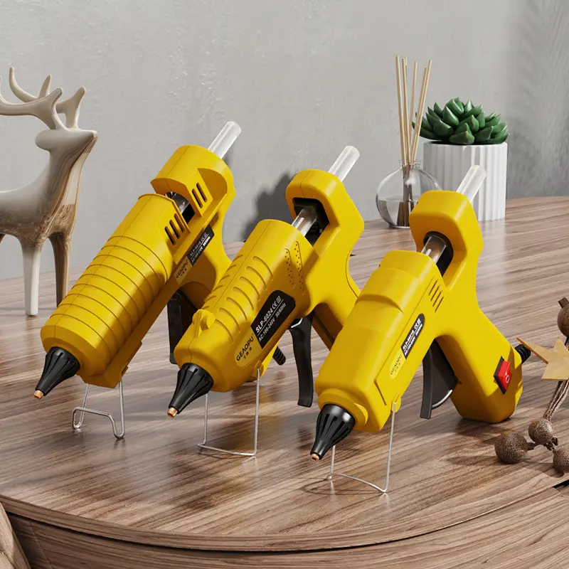 Máy bắn keo nến Silicone Deli 60W Deli Chính Hãng Nhỏ Gọn, An Toàn Dễ Sử Dụng Nóng Nhanh Ra Keo Đều - DL2560 5
