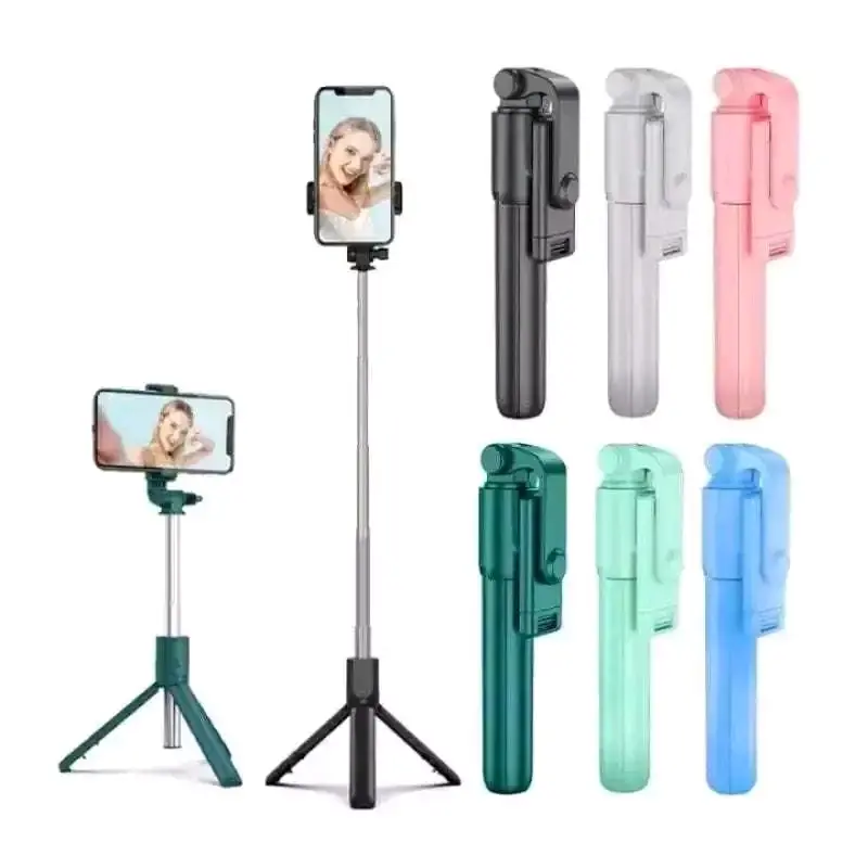 Tongsis tripod 3in1 remete selfie stick tripod 360° tongsis Bluetooth R1 4