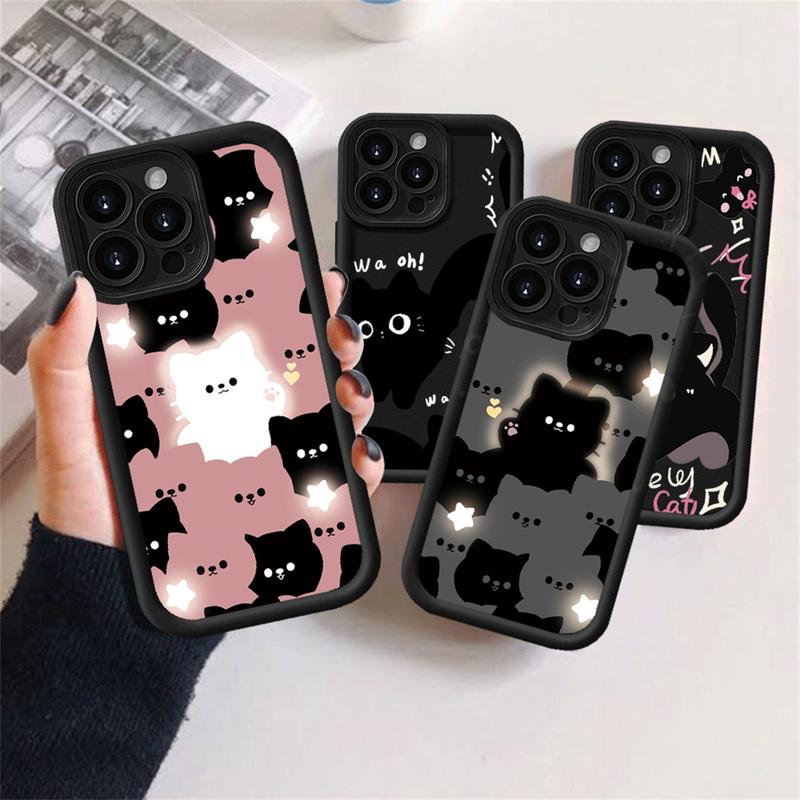 Casing Untuk hp Realme Note 60 Note 50 C63 C61 C65 C51 C51s C53 C67 C21Y C55 C15 C35 C30 C31 C20A C11 2021 Realme 10 11 9i 8i 6i 5 7i C30s C17 Narzo 50A Kartun Smart Cat Cute Kitty Couple Soft Case 0