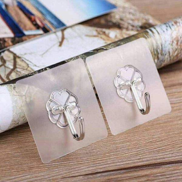 MÓC DÁN TƯỜNG Treo Đồ TRONG SUỐT T10 6x6 cm