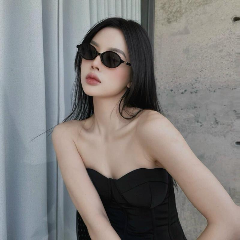 CH96 Gọng kính oval style Geekchic hottrend (Hàng Cao Cấp chuẩn màu da beo tặng kèm hộp da) 4