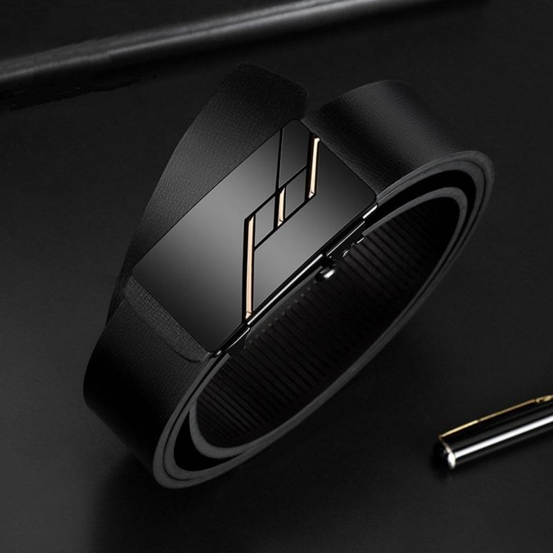 [LOẠI 1] Thắt Lưng Nam Dây Da Khóa Tự Động, Mặt Hợp Kim, Phong Cách Hàn Quốc, Dây Nịt Nam Thanh Lịch - TLTD14