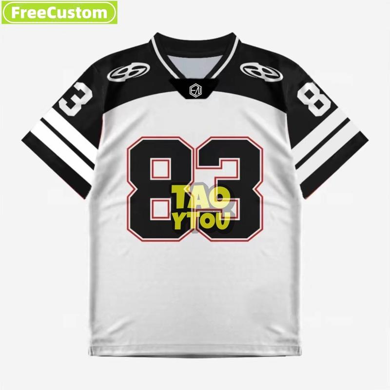 [Free custom name & number] 2025 NFL jersey shirt T shirt premium outdoor sport short sleeves men's quick dry full sublimation microfiber team jersey unisex free custom name 2