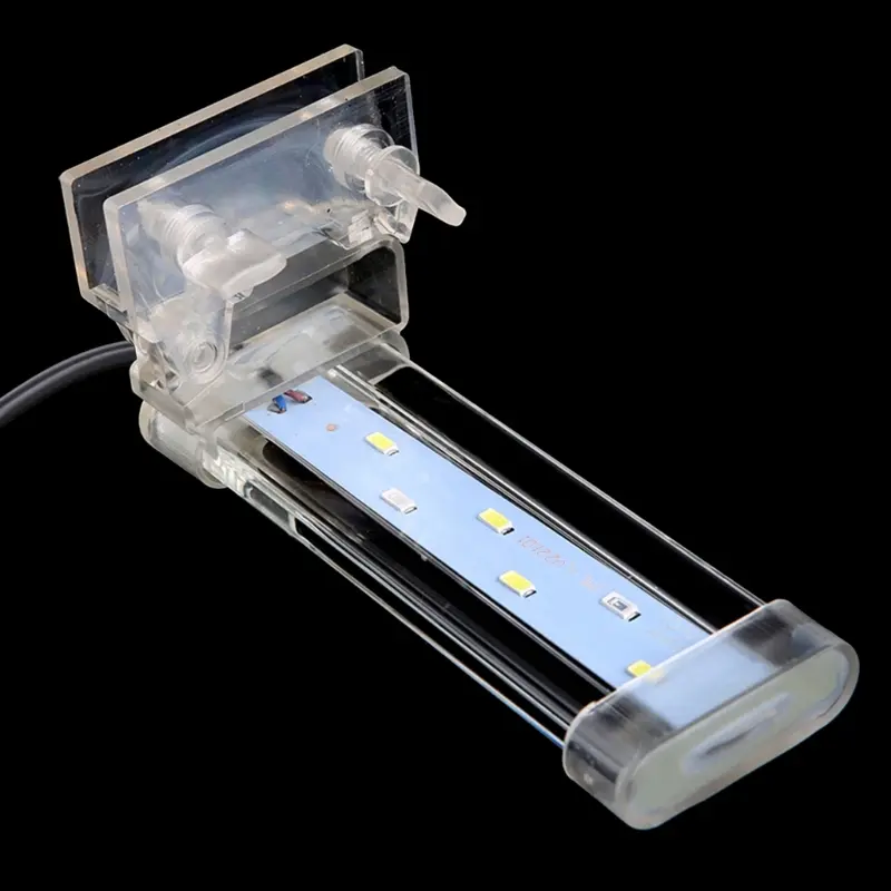 LUUL Aquarium Light LED Clip Light for Fish for Tank High Brightness White Blue Light