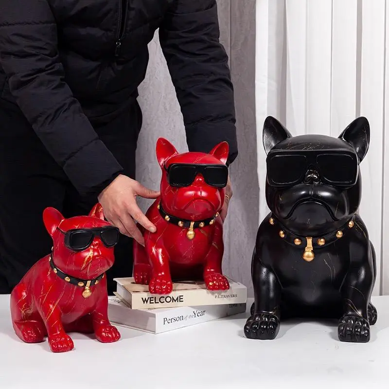 【พร้อมส่ง】กระปุกออมสินน้องหมาFrench Bulldog กระปุกออมสิน กระปุกออมสินน้องหมา สุนัขน่ารัก น้องหมาตั้งโชว์
