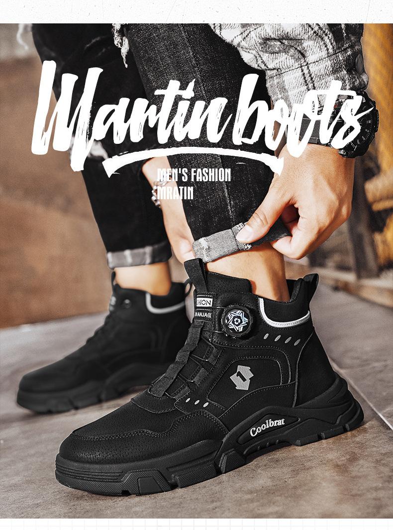 Product Introduction of Martin boots men's 2024 new autumn platform men's versatile casual mountaineering sports help work boots tide 7