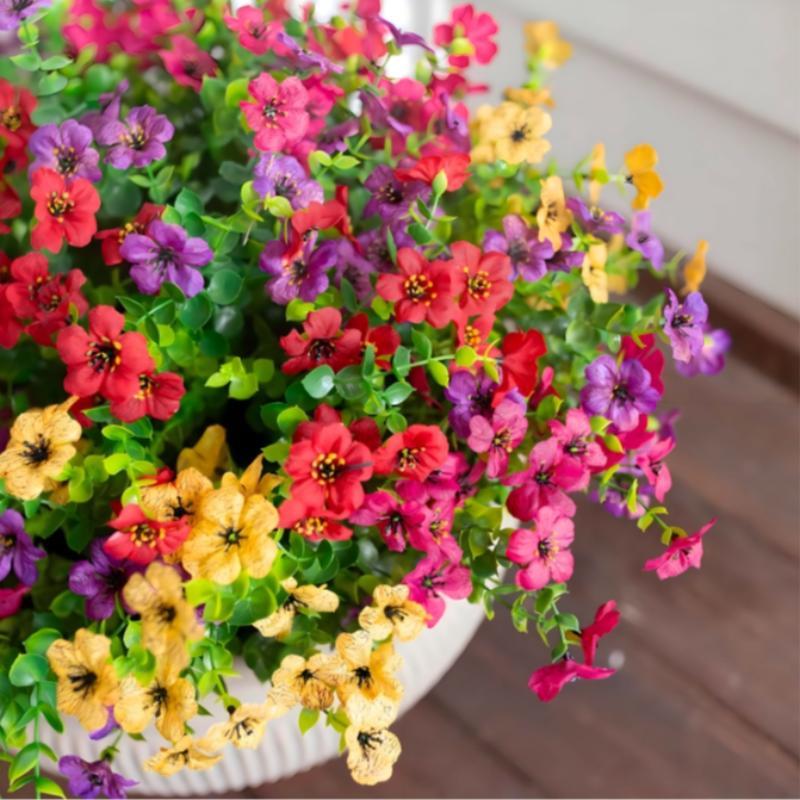 Artificial Flower Ball, 12pcs/set Faux Flower Ball, Decorative Flowers for Home Party Wedding Anniversary Festival 3