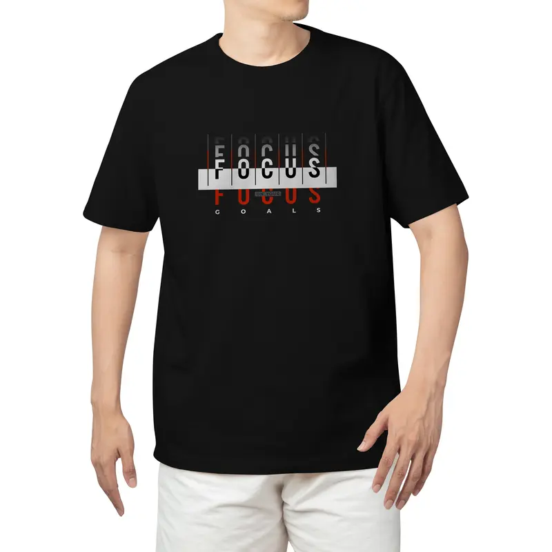Baju Kaos Pria Wanita Distro Premium HT-103 / Kaos Pendek Dewasa T-shirt Basic Hitam Katun Nyaman Lembut 0