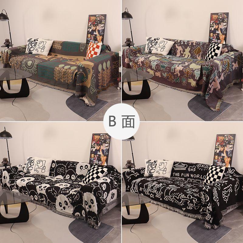 Product Introduction of INS Nordic sofa cover, Internet celebrity cover, all included, dust-proof, suitable for all seasons, universal sofa cover 7
