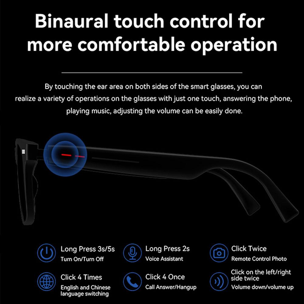 New Camera Smart Music Women Men Sports Sunglasses Headphones Wireless Bluetooth Talking Headset HIFI Audio Bluetooth Glasses - Image 2