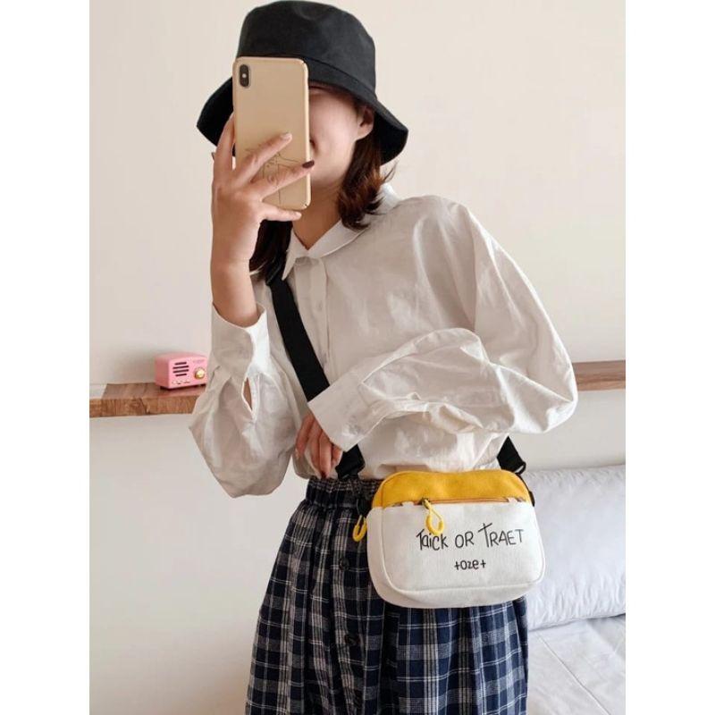 Tas Selempang Trick Pria Wanita Gaya Lucu Kekinian Mibimalis Slingbag 4