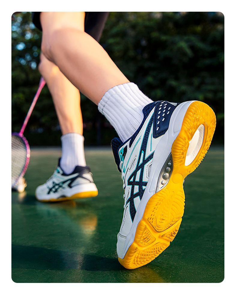 Product Introduction of Pudian Brand New Badminton Shoes for Men and Women, Non-slip and Wear-resistant Tennis Shoes, Breathable Professional Sports Competition Tennis Shoes for Men nam 40