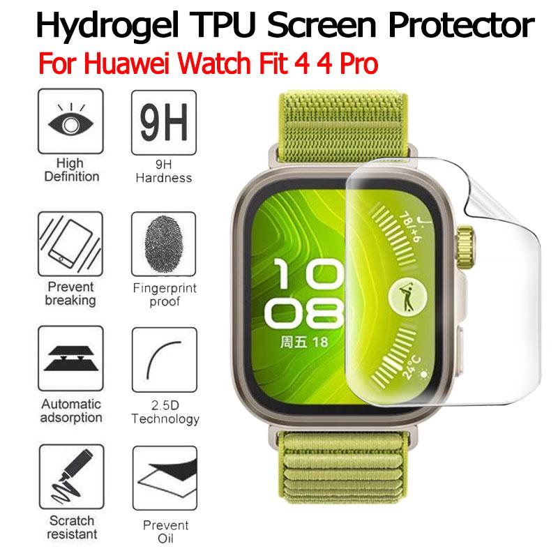 ฟิล์ม กระจก สำหรับ huawei watch fit 4 pro tpu ฟิล์มกันรอย สำหรับ Huawei Watch Fit 4 4 Pro นาฬิกาอัฉร